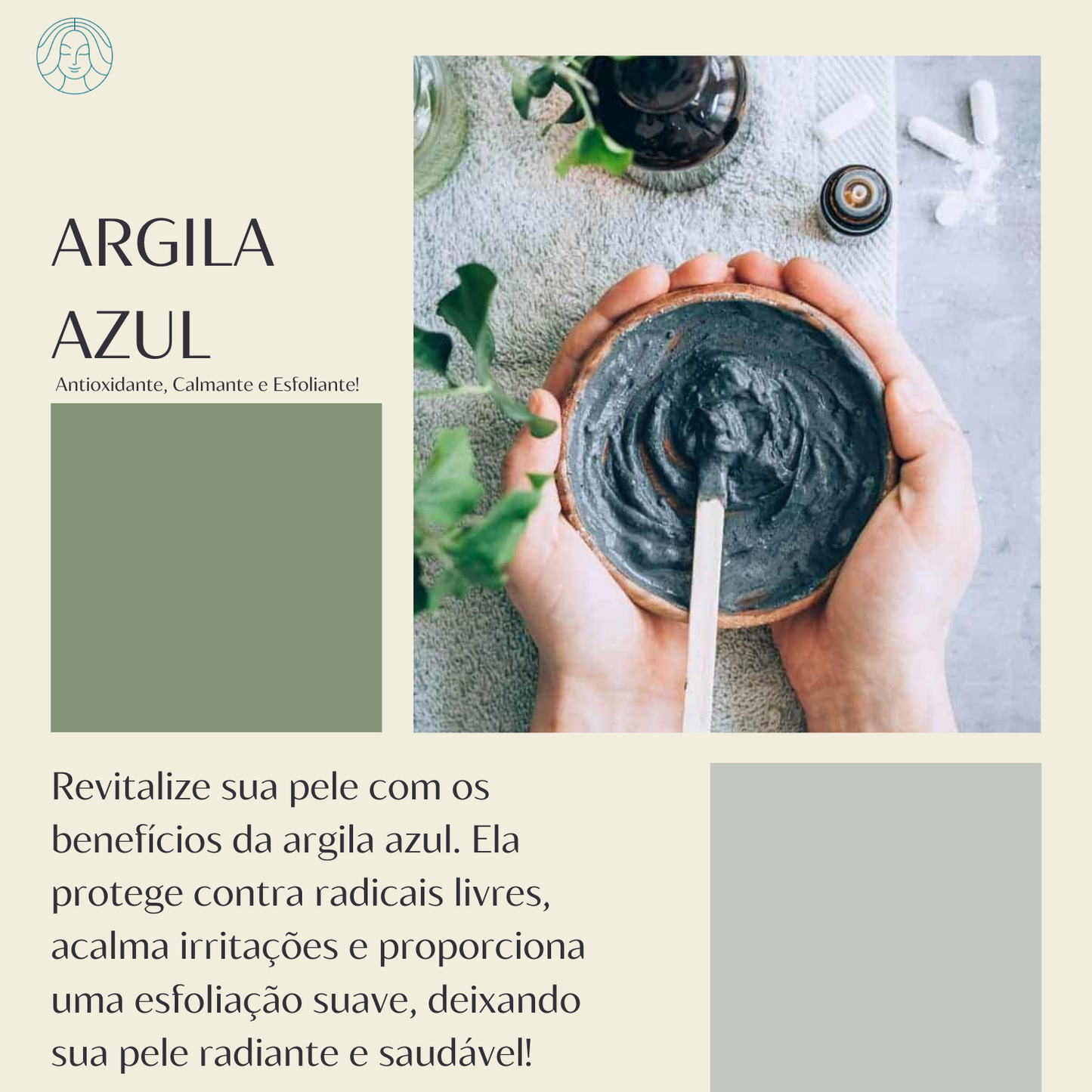 Argila Azul: Antioxidante, Calmante e Esfoliante para Sua Pele!